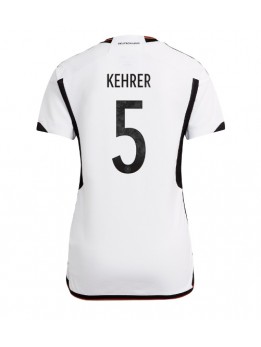 Ženski Nogometna dresi replika Nemčija Thilo Kehrer #5 Domači SP 2022 Kratek rokav